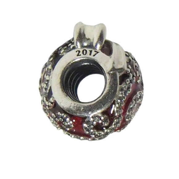 Pandora Christmas NYC Rockettes Ornament 2017 Enamel CZ SS .925 Charm 796259EN09 - Picture 5 of 7